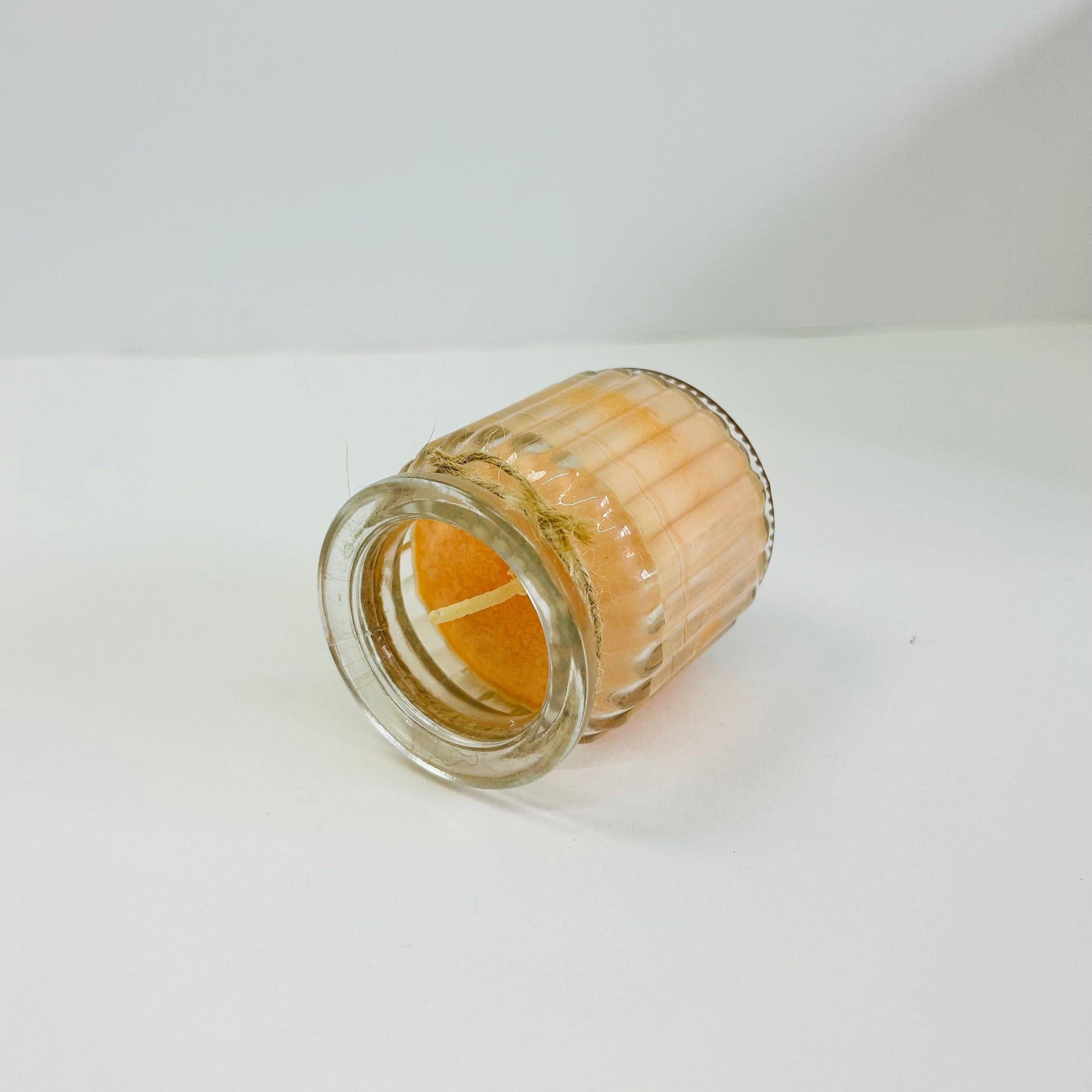 Orange spice candle
