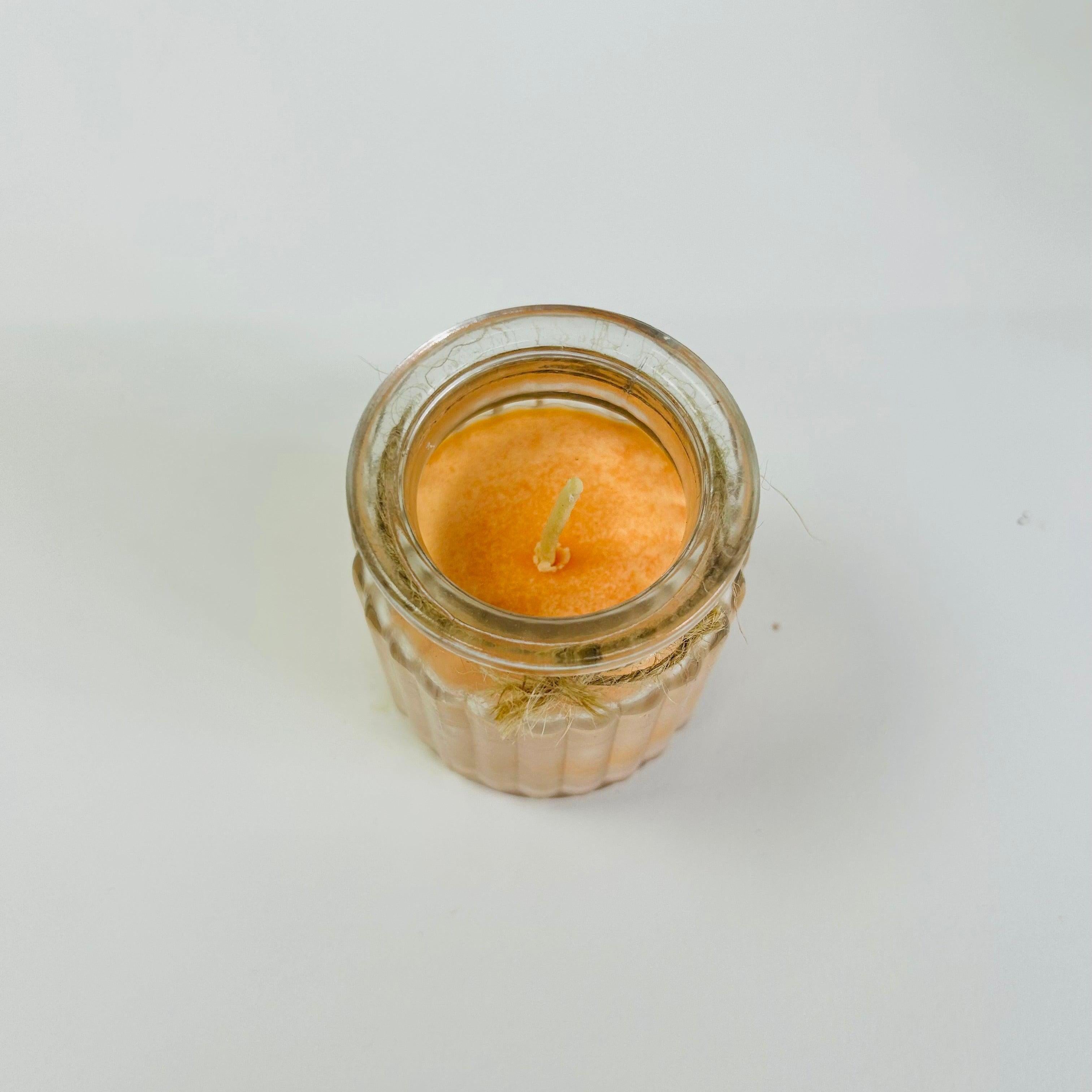 Orange spice candle