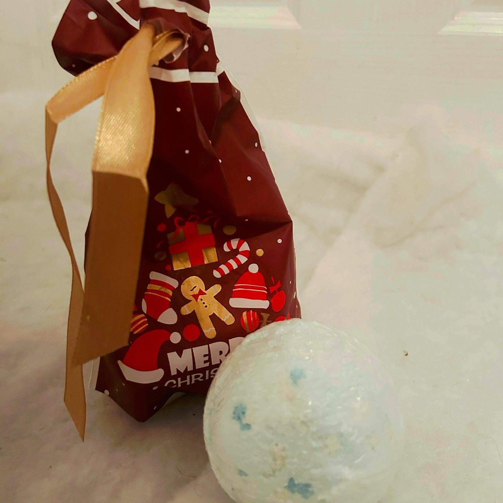 Snow flake giant bath bomb